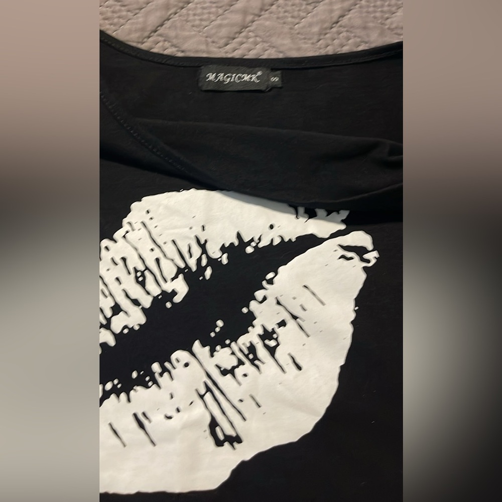 Magic Black and White Women's Blouse